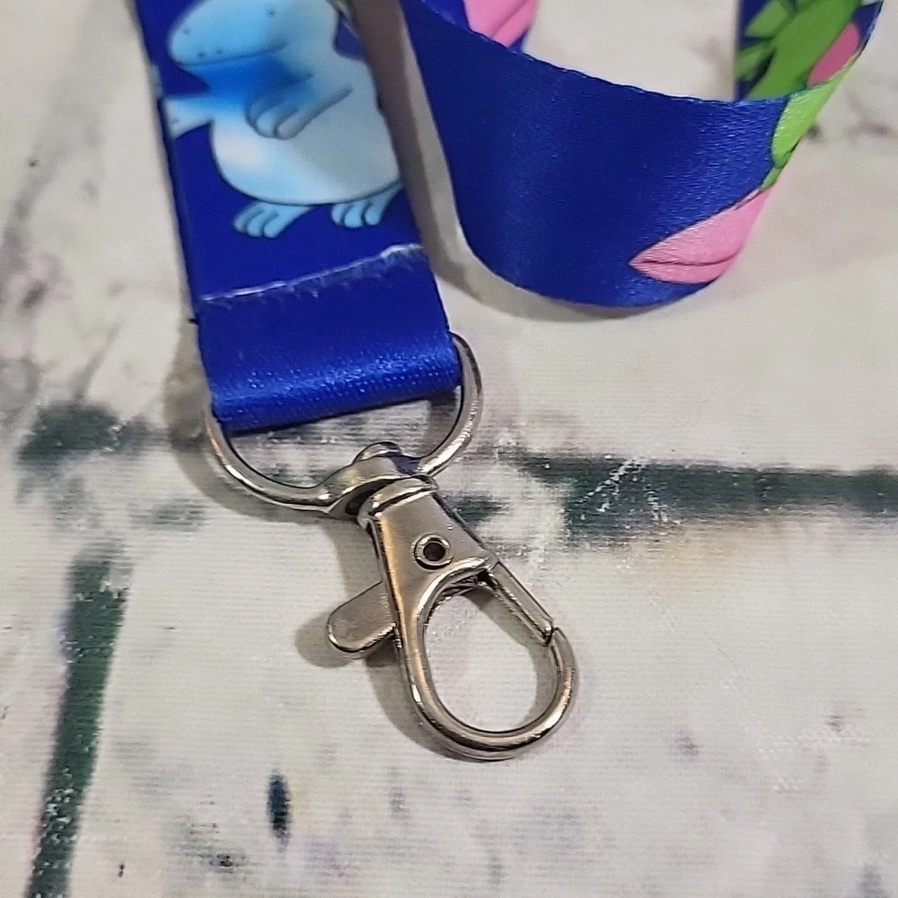 Pokémon Multi Character‎ Lanyard Necklace With Clip Pikachu Charizard Mewtwo